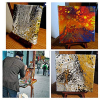 Starvasst - Paneles de lona (6.0 x 6.0 in, 24 unidades, algodón, preestirados, pequeños lienzos en blanco, para pinturas, manualidades, pequeños acrílicos, proyectos de arte al óleo - Arteztik
