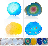 Moldes de resina, moldes de silicona de fundición, posavasos de silicona, moldes de resina epoxi de resina de fundición de arte para bricolaje moldes de copa de Año Nuevo regalo para niña y niño - Arteztik
