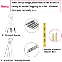 Herramienta de aerógrafo de doble acción de alimentación por gravedad de 0.012 in, boquilla de pulverización para decoración de tartas, pinceles para manicura de uñas con llave de paja. - Arteztik
