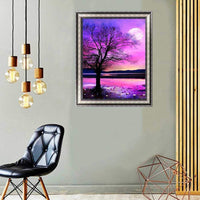 Cskunxia 5D Kit de pintura de diamante para bricolaje, perforación completa, bordado de cristal, pintura de punto de cruz, arte para decoración de pared del hogar, 11.8 x 15.7 in sin marco - Arteztik
