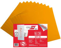 Oracal 651 - Vinilo adhesivo para manualidades (10 hojas), color naranja pastel - Arteztik
