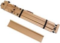 T-SIGN - Caballete para pintura de madera, trípode portátil, caballete de madera de haya, diseño plegable, altura ajustable de 36.5 a 75.5 pulgadas, bandeja grande ajustable para pintura, bocetos, exhibición - Arteztik
