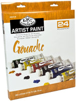 Royal & Langnickel Gouache - Tubo de pintura (0.7 fl oz, 24 unidades) - Arteztik
