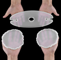 Fashionclubs 3 moldes de resina de silicona, moldes de resina para botellas, soporte para copas de viento, molde de resina epoxi de fundición irregular, moldes de ágata para hacer bandejas de vino, posavasos, decoración del hogar - Arteztik
