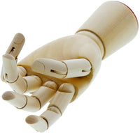 US Art Supply artista maniquí de madera articulado Manikin (7" Izquierda Mano de dibujo) - Arteztik
