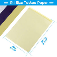 Cridoz - Papel de transferencia de tatuajes, 20 hojas, para tatuajes, tamaño A4 - Arteztik
