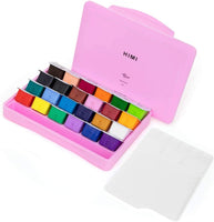 24 Colors Gouache Paint Set (Pink) - Arteztik

