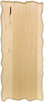 Placa rectangular de madera de tilo hueco de nogal, 6.0 x 8.0 in - Arteztik
