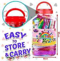 FunzBo Arts and Crafts Supplies for Kids - Craft Art Supply Kit for Toddlers Age 4 5 6 7 8 9 - All in One D.I.Y. Crafting Collage Arts Set for Kids (X-Large) - Arteztik
