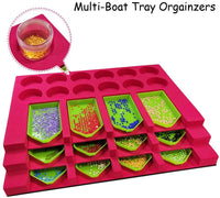 Kit de pintura de diamantes para adultos con bandeja organizadora para múltiples botes y contenedores de tarros 5D - Arteztik
