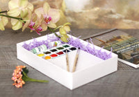 Kit de acuarela (completo) con cuaderno creativo de arte DIY regalo acuarela paleta pinturas Insparea How-to Coloring Watercolor Sketchbook Like Paint by Numbers - Arteztik
