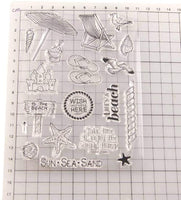 OBANGONG 5 piezas diferentes temáticas frases bonitos patrones de silicona transparente sellos para hacer tarjetas decoración y scrapbooking - Arteztik
