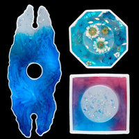 FunPa - Molde de fundición de resina (3 unidades, antiadherente, silicona) - Arteztik
