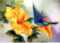 MXJSUA - Kit de pintura de diamante 5D con diamantes de imitación para decoración de pared del hogar, 12.0 x 16.0 in, diseño de colibrí - Arteztik
