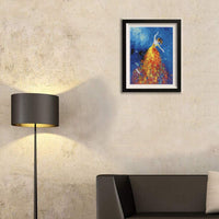 Betionol Kit de pintura de diamantes 5D para niños y adultos, pintura de punto de cruz, perforación completa, kit de pintura de diamantes de imitación de cristal, por números, niña bailando con estrellas, 12 x 16 pulgadas - Arteztik
