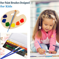 24 pinceles de pintura para niños. - Arteztik
