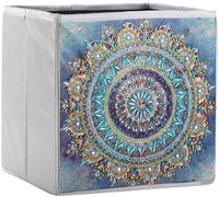 5D DIY Diamond Painting Caja de almacenamiento plegable, Mosaico Hacer Taladro Forma Especial Diamante Kit de Pintura para Bolsas, Bordado Diamante Artes Artesanía Decoración del Hogar (H) - Arteztik

