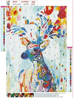 Kit de pintura de diamante para bricolaje, con diamantes de imitación de pavo real redondos, 11.8 x 11.8 in - Arteztik
