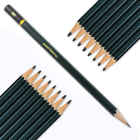 Juego de 16 lápices de dibujo Bowite para dibujar 8B, 7B, 6B, 5B, 4B, 3B, 2B, B, F, HB, H, 2H, 3H, 4H, 5H, 6H para principiantes o artistas profesionales. - Arteztik
