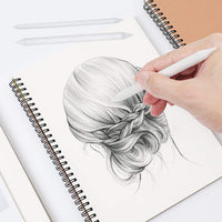 KELYDI - Juego de 6 piezas de herramientas de dibujo para mezclado artístico de tortillas, para estudiantes y artistas (color blanco) - Arteztik
