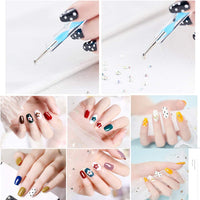 Juego de 10 herramientas de punteado para arte de uñas, lápiz para repujado ABenkle para pintar rocas mandalas, herramientas de punto de arte - Arteztik
