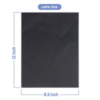 Dowsabel - Papel de transferencia de carbono, 36 unidades, color negro, grafito, para bricolaje, madera, papel, lienzo (8-1/2 x 11 pulgadas) - Arteztik
