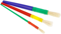 US Art Supply 12 Piezas cepillos redondos de los niños Témpera en 3 tamaños - Arteztik
