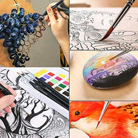 Juego de 5 pinceles de pintura de micro detalles, pinceles de pintura en miniatura para pintura, acrílico, miniatura, para acuarela, aceite - Arteztik
