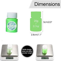 Glow in The Dark Pigment Powder with Lamp, Safe Long Lasting Self Glowing Dye, Epoxy Resin Luminous Powder for DIY Nail Art, Slime Acrylic Paint, Fine Art and DIY Crafts (12 Colors 20g/ 0.7oz Each) - Arteztik
