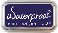 Best Stamp - Juego de almohadillas de tinta impermeables, 5 colores permanentes, sin ácidos, almohadilla de tinta no tóxica para sellos, funda de metal de calidad, para madera, tela y papel, efectos vivos, resultados de estampado de larga duración (5 unid - Arteztik
