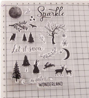 OBANGONG 5 piezas diferentes temáticas frases bonitos patrones de silicona transparente sellos para hacer tarjetas decoración y scrapbooking - Arteztik
