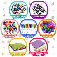 FunzBo Arts and Crafts Supplies for Kids - Craft Art Supply Kit for Toddlers Age 4 5 6 7 8 9 - All in One D.I.Y. Crafting Collage Arts Set for Kids (X-Large) - Arteztik
