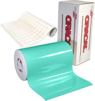 Your design Oracal brillante Menta calcomanía Craft vinilo 12" X 6 ft para Cameo, Cricut & silueta Incluye rollo de papel de transferencia de transparente - Arteztik
