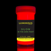 Pintura fluorescente individual que brilla en la oscuridad – Juego de 8 pinturas de neón autoluminosas – Pintura fosforescente de larga duración – Pintura de neón brillante - Arteztik
