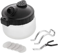 Master Airbrush Deluxe Airbrush 3 en 1 – Olla de limpieza con soporte; limpia el aerógrafo, sostiene el aerógrafo, tapa de paleta de colores, filtros - Arteztik
