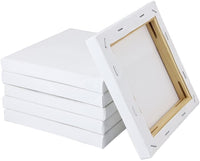 zilong lona 6" x 6"-Lienzo en blanco Junta 10-Piece Pack - Arteztik

