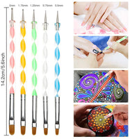 Artscope - Juego de 32 herramientas para puntear mandalas con bolsa impermeable con cremallera, color azul - Arteztik
