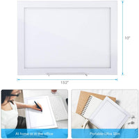 Caja de luz LED portátil A4 trazado ultra delgada LED artcraft luz de trazado mesa de luz LED ajustable Tablet Tablet Board Pad para artistas, dibujo, boceto, animación - Arteztik
