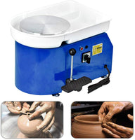 SKYTOU - Rueda de cerámica para cerámica (9.8 in, 350 W, rueda de cerámica con pedal de pie, herramienta de arcilla de cerámica, para trabajar y manualidades (rosa) - Arteztik
