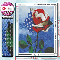 Kit completo de pintura de diamante para adultos y niños, con diamantes redondos para decoración de pared del hogar (13.8 x 17.7 in) - Arteztik
