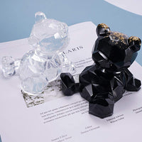 Molde epoxi de oso tridimensional, soporte para teléfono móvil, molde de fundición de silicona, manualidades, luz nocturna, accesorios de decoración del coche, decoración del hogar - Arteztik
