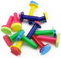 Kuqqi - 12 esponjas de goma EVA surtidas para pintar, estampar y pintar - Arteztik
