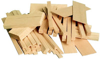 Sax 407055 Balsa, madera en bolsa económica, placas de 1/2 pie, varios tamaños - Arteztik
