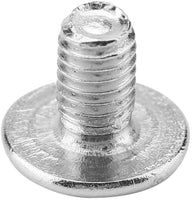 HEEPDD - 10 remaches de piel para manualidades, tornillos de metal de 0.354 in con hebilla de anillo de tirador, aros de latón, perno de montaje de clavos para monedero, cartera, bolso, funda de teléfono, decoración - Arteztik
