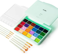 24 Colors Gouache Paint Set (Pink) - Arteztik
