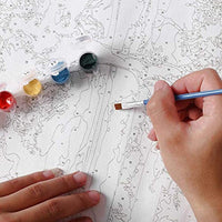 3 lienzos de algodón estirados en blanco y blanco, doble acrílico imprimado con marco de madera para pintar pintura acrílica para pintura al óleo, arte mojado para artistas. - Arteztik
