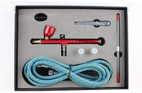 hubest nuevo profesional 0,2 mm \ 0.3 mm \ 0.5 mm doble acción aerógrafo spray de pintura pistola Kit Set Completo con aguja para manguera, boquilla, Modelo, afición - Arteztik
