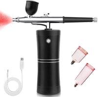 Cinlinso Airbrush Kit, Rechargeable Cordless Airbrush Compressor, Portable Airbrush Gùn Airbrush Set Air Brush Painting Kits for Makeup, Model Painting, Nail Art, Tattoo, Art Craft, Cake Decor - Arteztik
