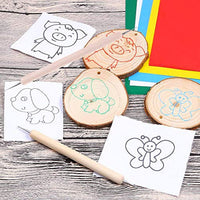 Lainrrew 10 unidades de papel de transferencia Coloful, papel de calco reutilizable, papel de transferencia de carbono y agua, con 2 unidades de lápiz para grabado en relieve para tallar dibujo, pintura de punto de cruz - Arteztik
