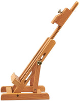 H-Frame caballete – Lienzo Arte Caballete para mesas y escritorios – Madera Studio Artista Caballete – Ajustable y Plegable – Para lienzos de hasta 11.6 inches en altura, 4.9 x 15 x 6.3 inches - Arteztik
